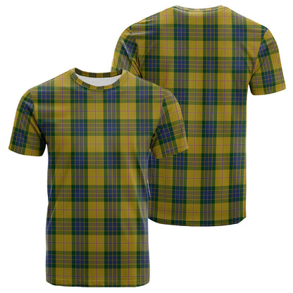 Printivon Fraser Yellow Tartan T Shirt
