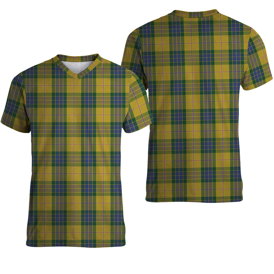 Printivon Fraser Yellow Tartan T Shirt