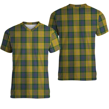 Printivon Fraser Yellow Tartan T Shirt