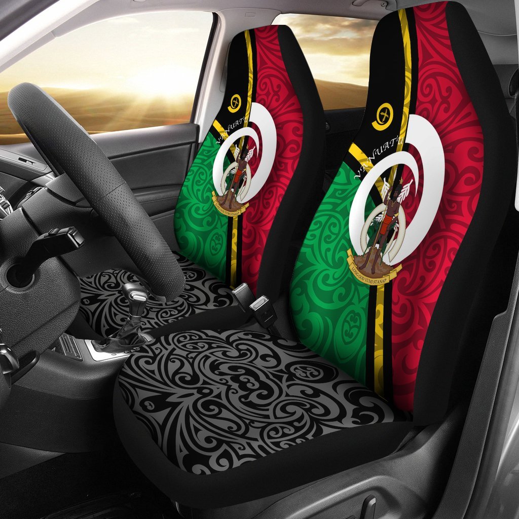 Vanuatu Car Seat Covers Vanuatu Coat Of Arms Design