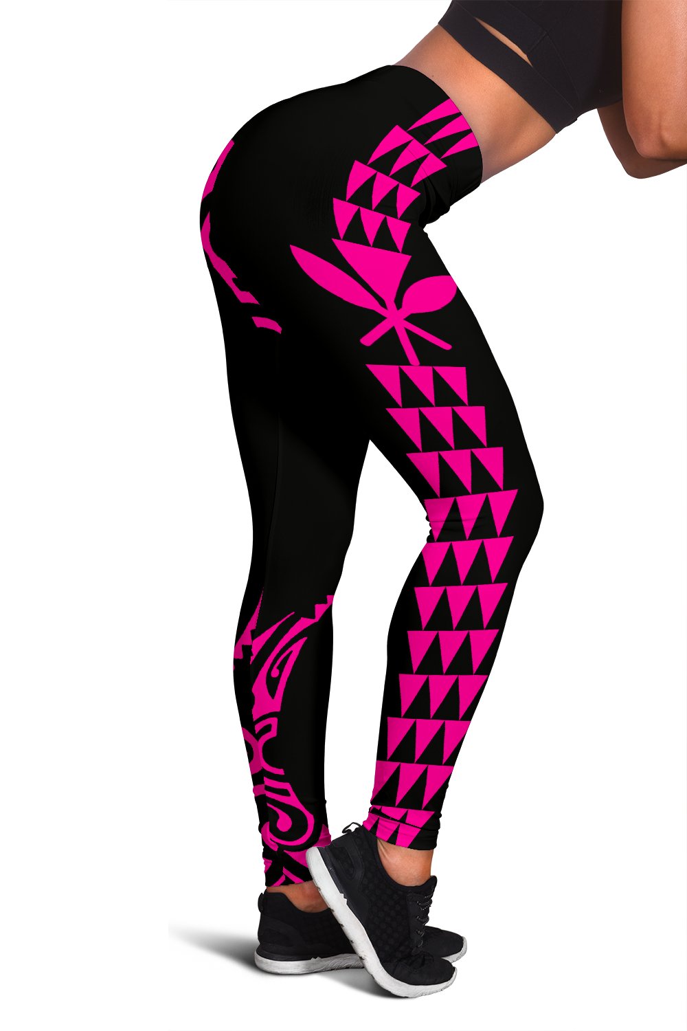 Kanaka Pink Polynesian Women's Leggings