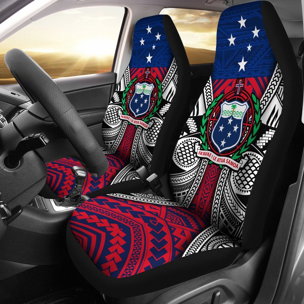 Samoa Car Seat Covers Samoa Flag Coat Of Arms A0
