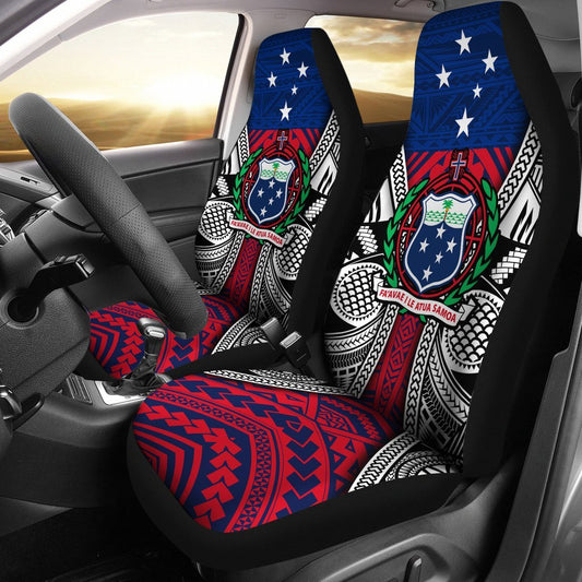 Samoa Car Seat Covers Samoa Flag Coat Of Arms A0