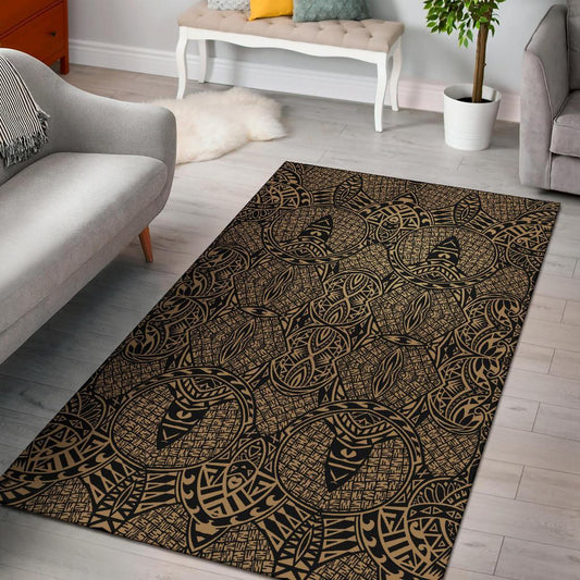 Hawaii Area Rug Polynesian Lauhala Mix AH
