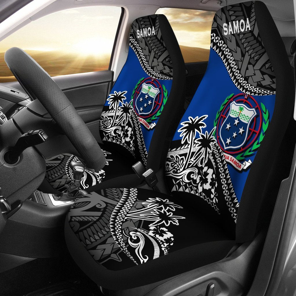 Samoa Car Seat Covers Samoa Coat Of Arms Fall In The Wave K9