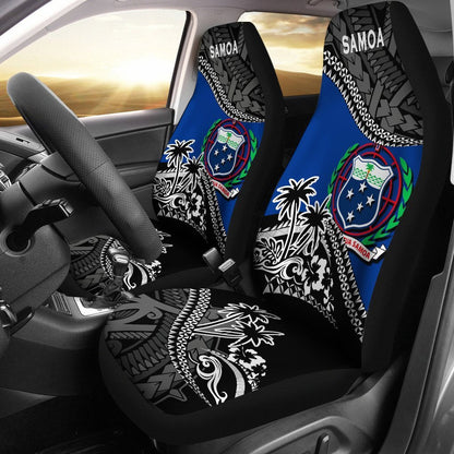 Samoa Car Seat Covers Samoa Coat Of Arms Fall In The Wave K9