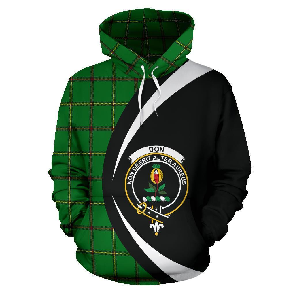Printivon Don Tribe Of Mar Tartan Crest Hoodie Circle Style