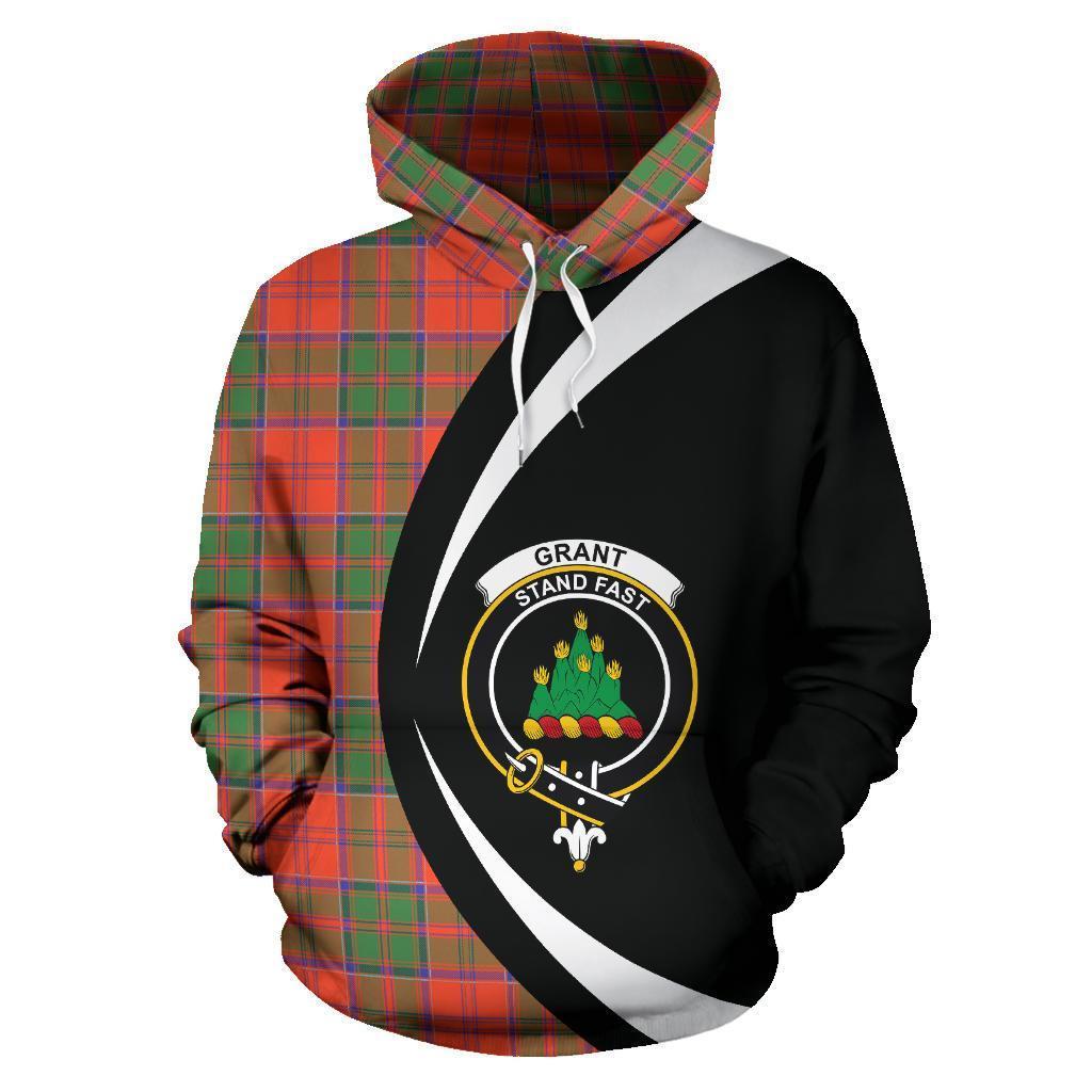 Printivon Grant Ancient Tartan Crest Hoodie Circle Style