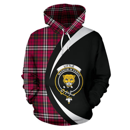 Printivon Little Tartan Crest Hoodie Circle Style