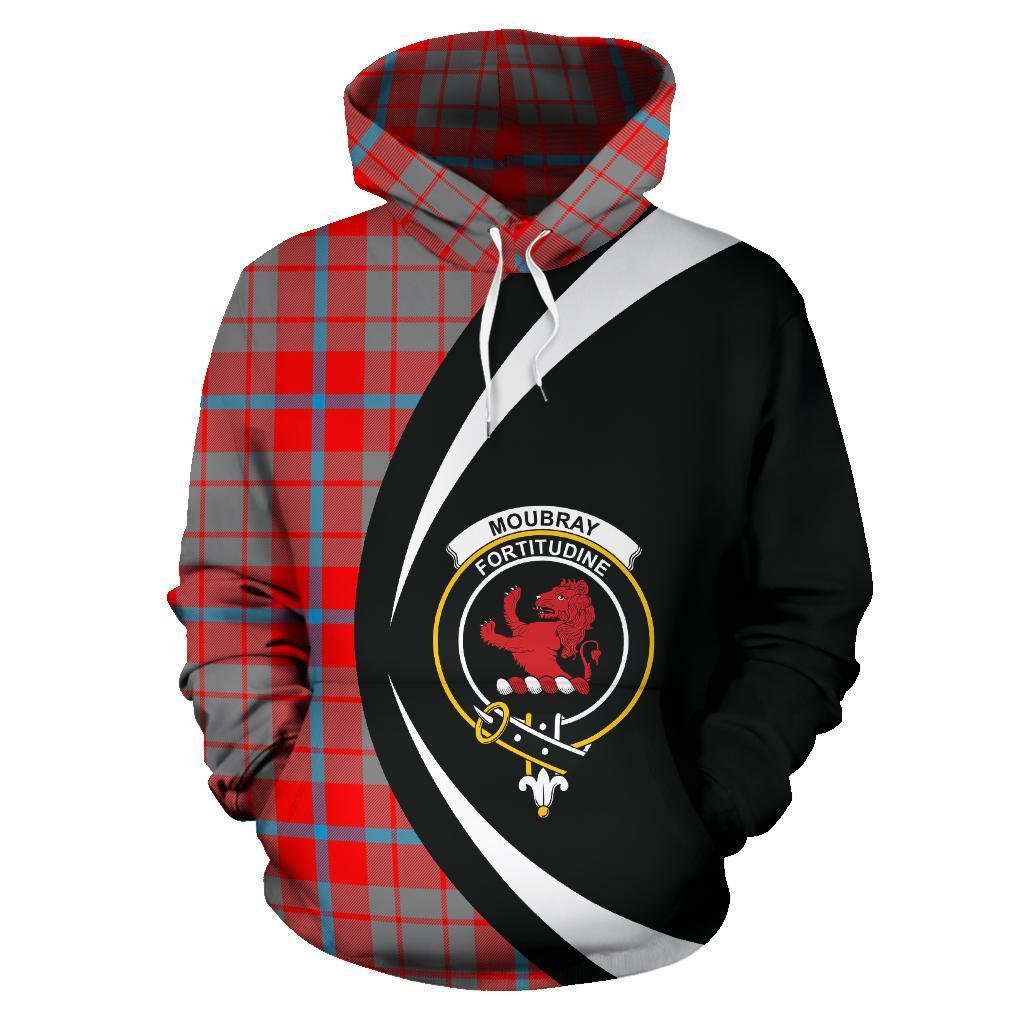 Printivon Moubray Tartan Crest Hoodie Circle Style