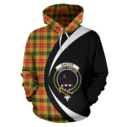 Printivon Baxter Tartan Crest Hoodie Circle Style
