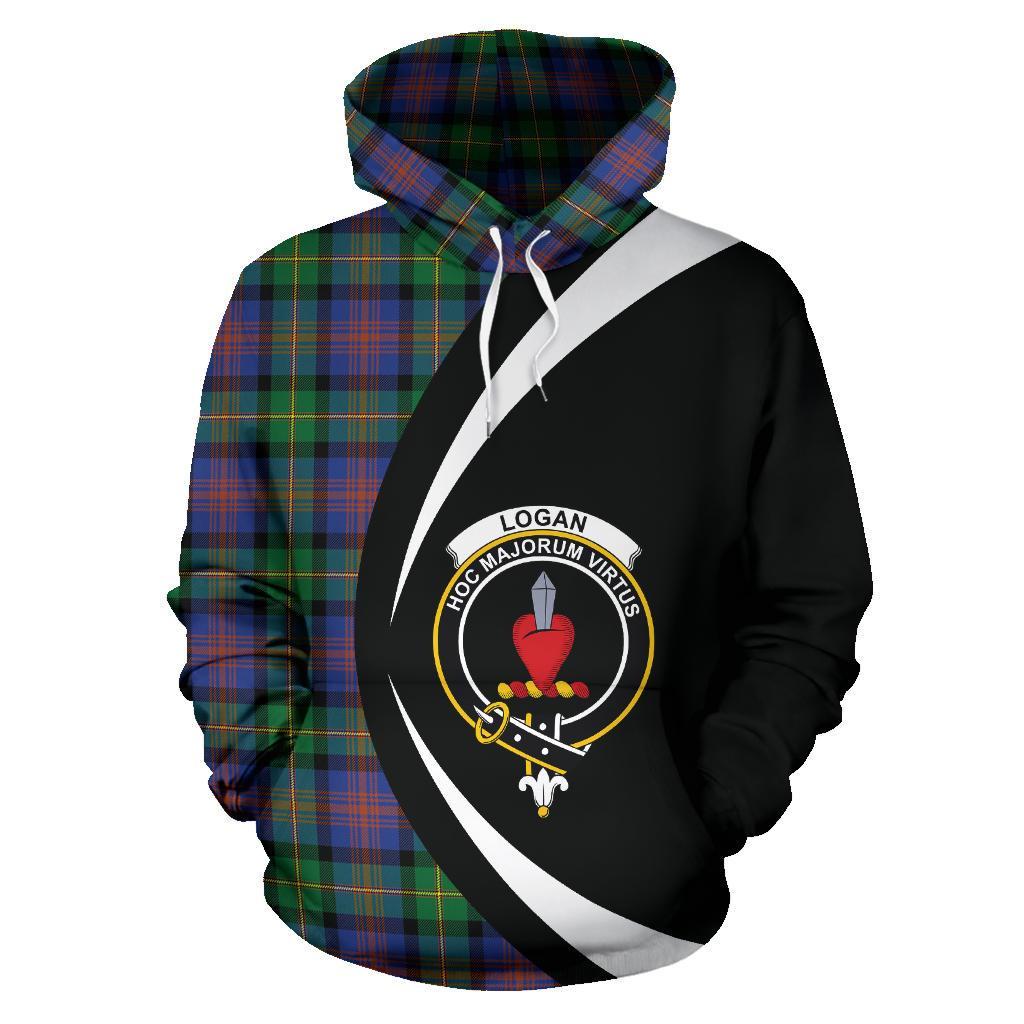 Printivon Logan Ancient Tartan Crest Hoodie Circle Style