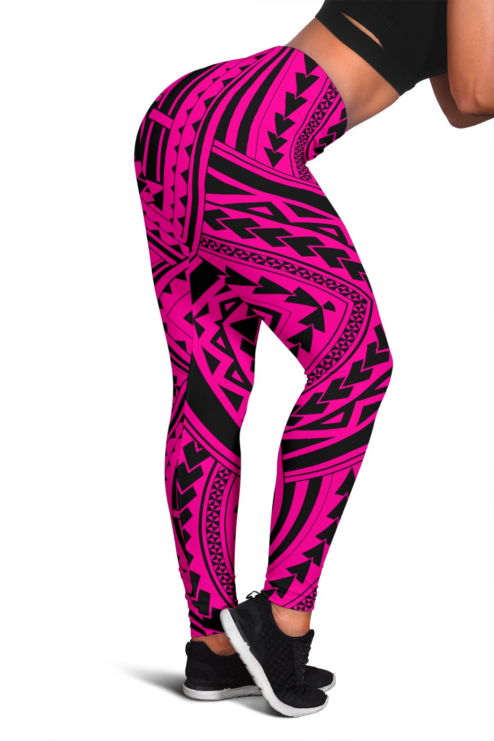 Polynesian Tradition Pink Hawaii Women's Legging AH