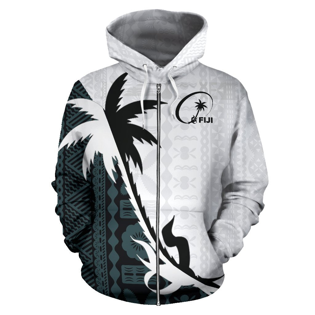 Coat Of Arms Fiji Zip Up Hoodie Rugby