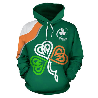 Ireland Rugby Shamrock Hoodie