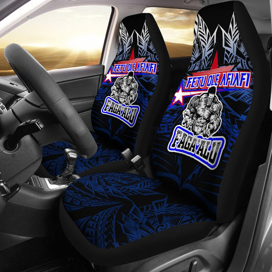 American Samoa Polynesian Car Seat Covers Fetu Ole Afiafi