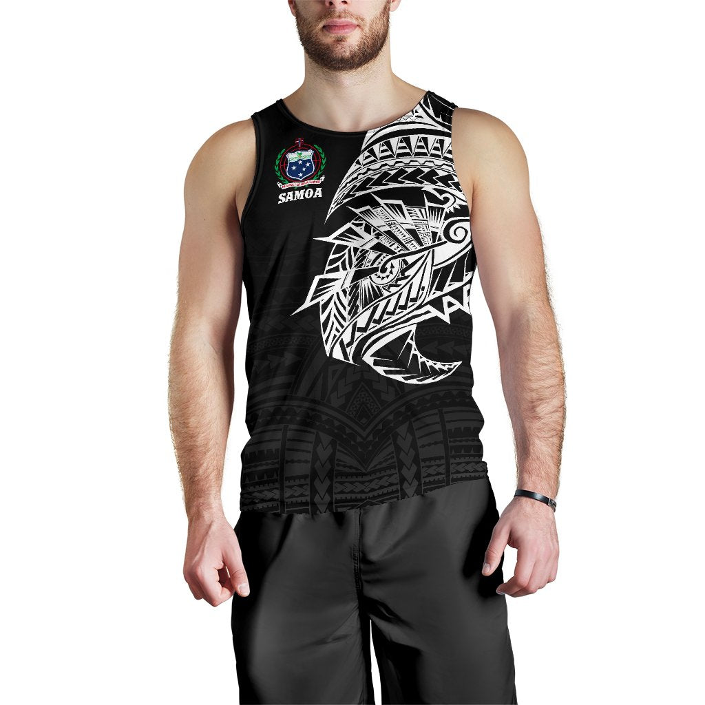 Samoa Tattoo Rugby Style Men's Tank Top Black K4