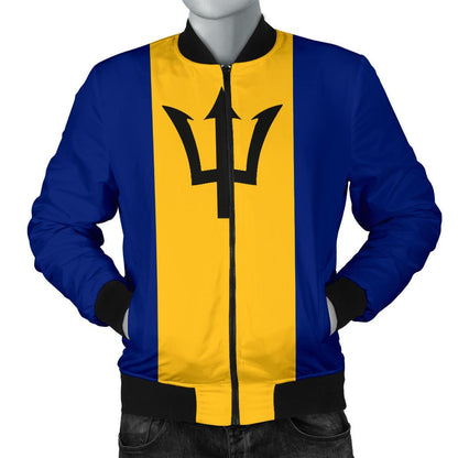 Barbados Men's Bomber Jacket Original Flag