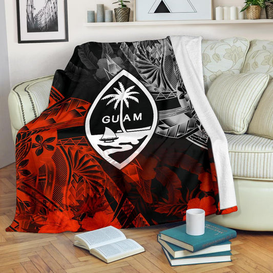 Guam Polynesian Premium Blanket Vintage Polynesian Style