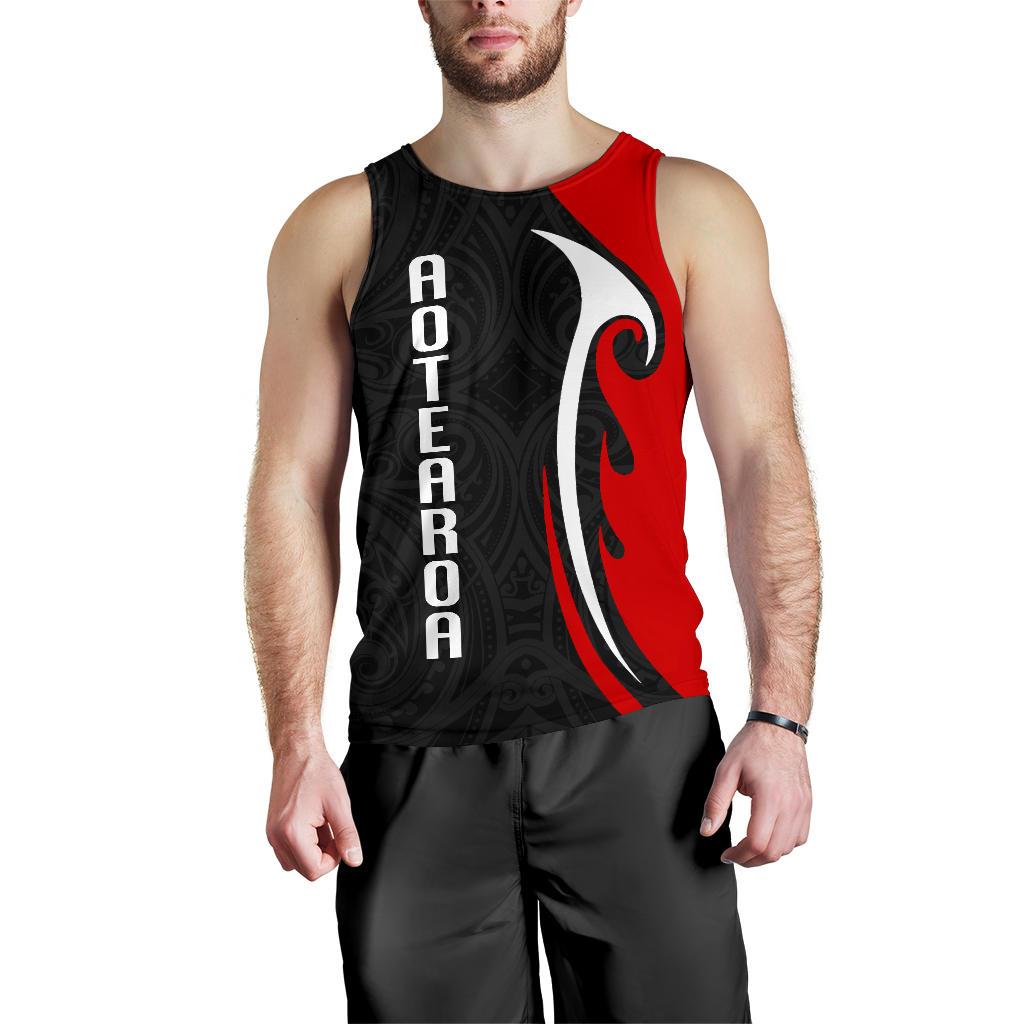 Aotearoa Silver Fern Maori Men's Tank Top