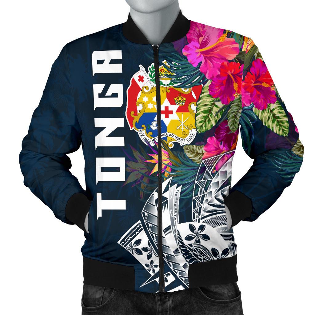 Tonga Men's Bomber Jacket Tonga Summer Vibes