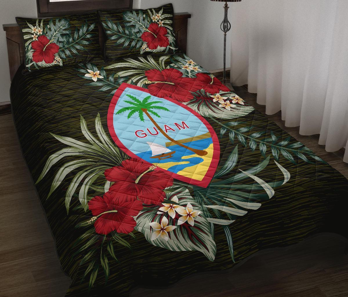 Guam Polynesian Quilt Bed Set Special Hibiscus