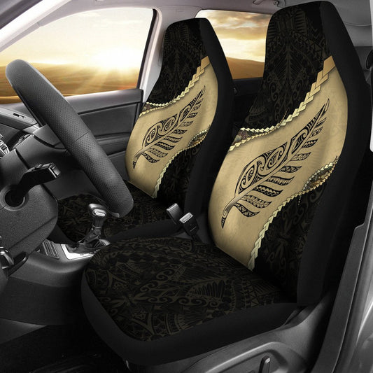 Paua Shell, Maori Silver Fern Car Seat Covers