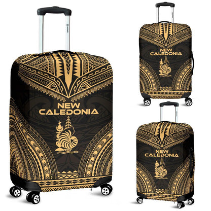 New Caledonia Polynesian Chief Luggage Cover Gold Version