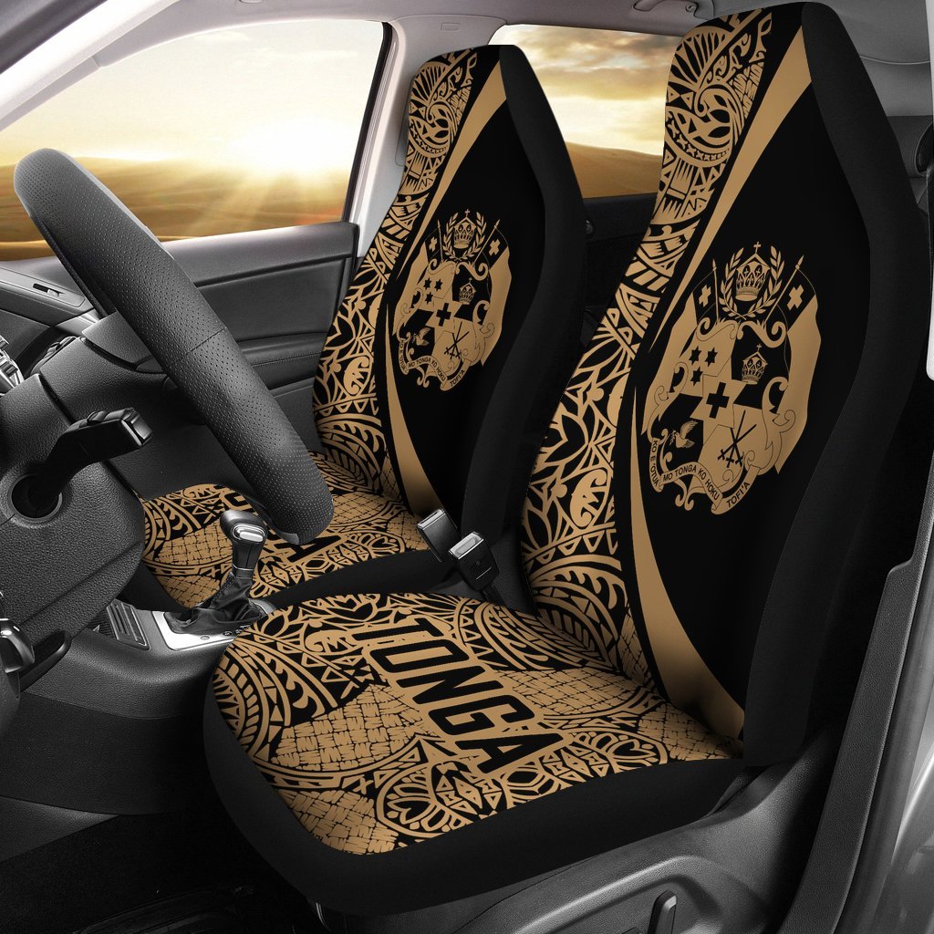 Tonga Polynesian Car Seat Covers Circle Style 05