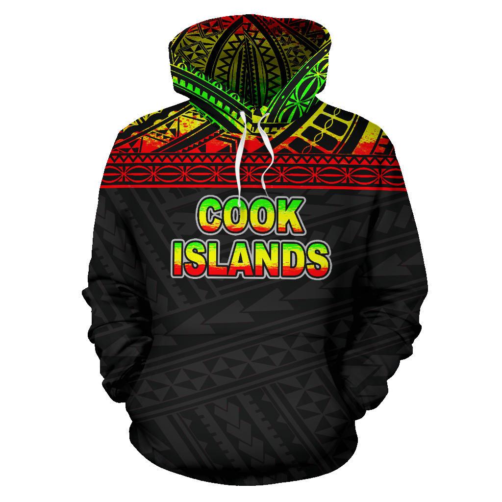 Cook Islands Polynesian Hoodie Horizontal Reggae