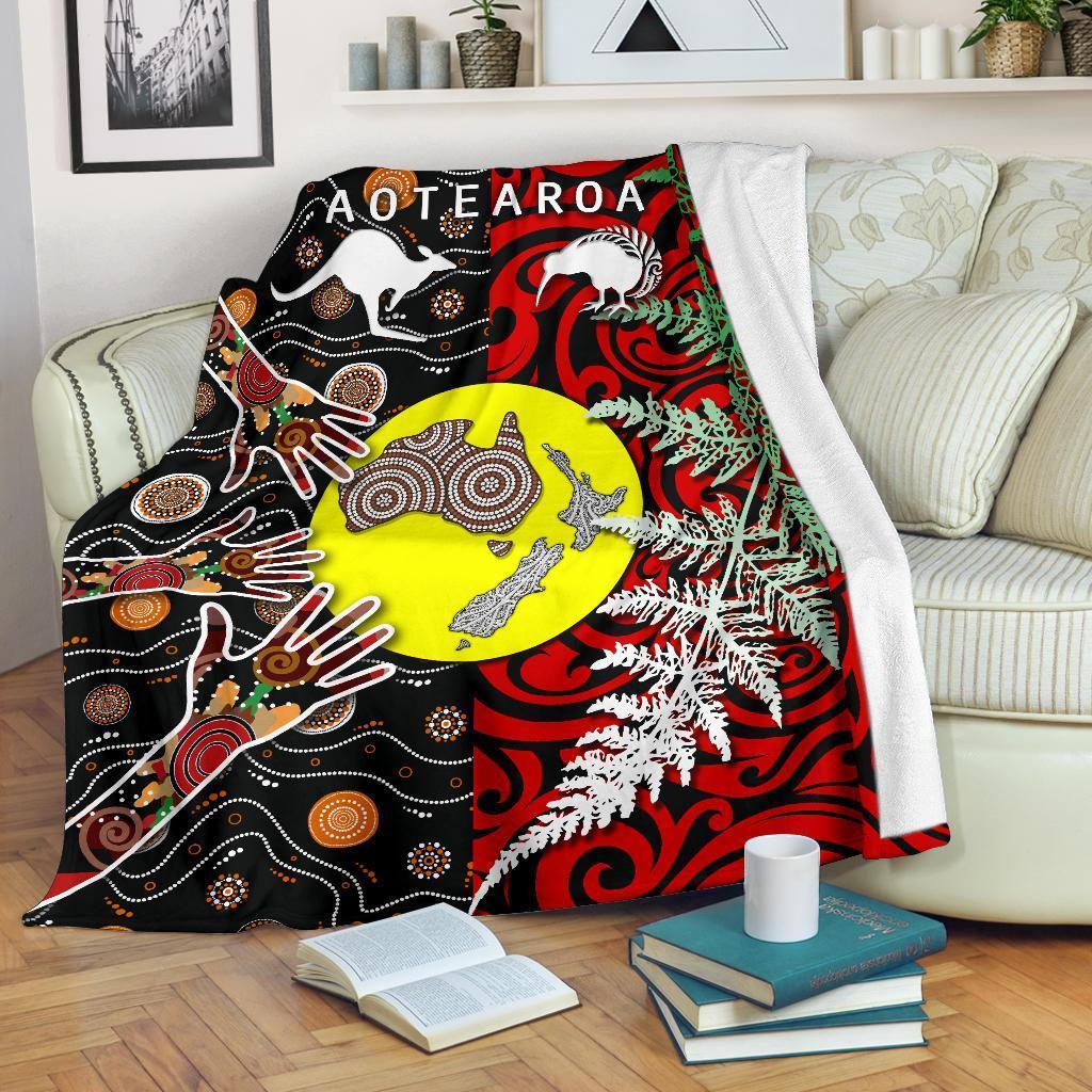 New Zealand Australia Premium Blanket Maori Aboriginal