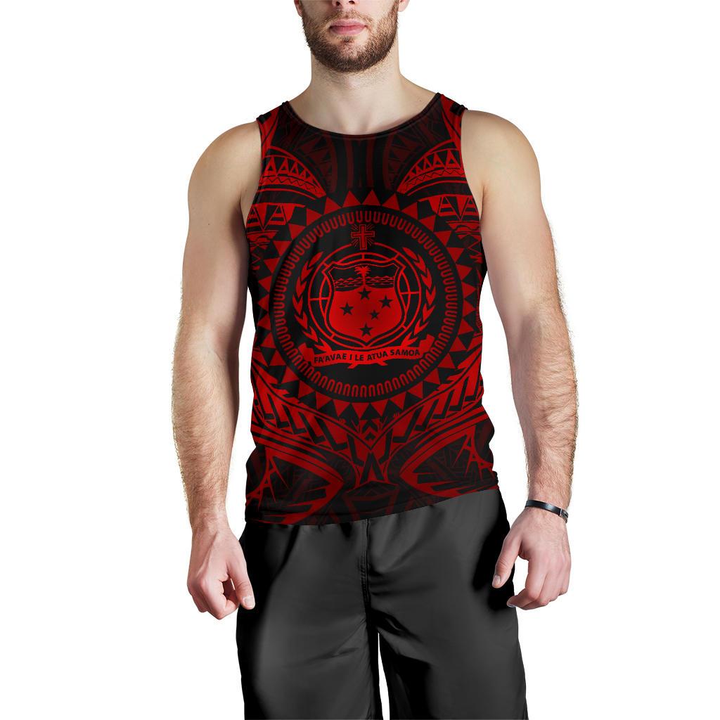 Samoa Polynesian Men's Tank Top Samoa Red Seal