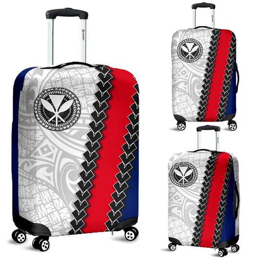 Hawaii Kakau Flag Polynesian Luggage Covers