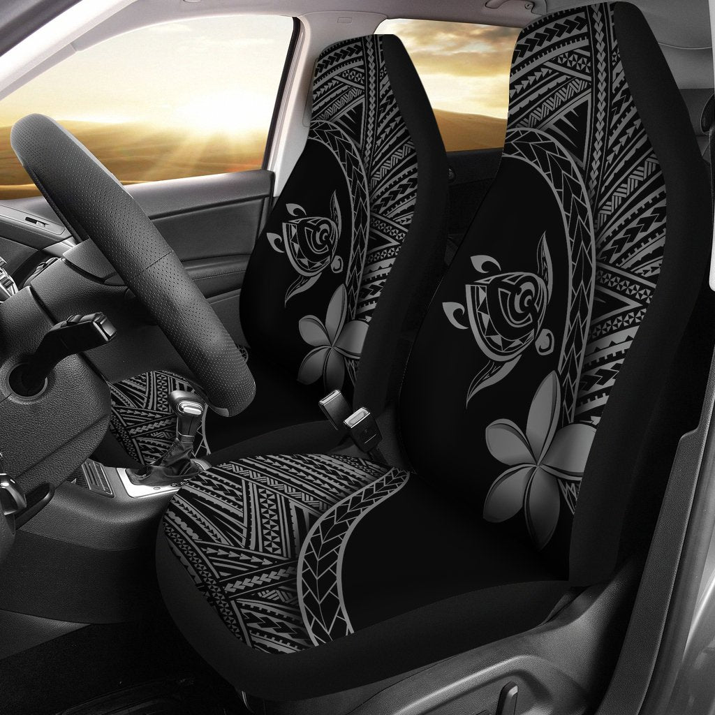 Hawaii Car Seat Covers Hawaii Turtle Plumeria Grey