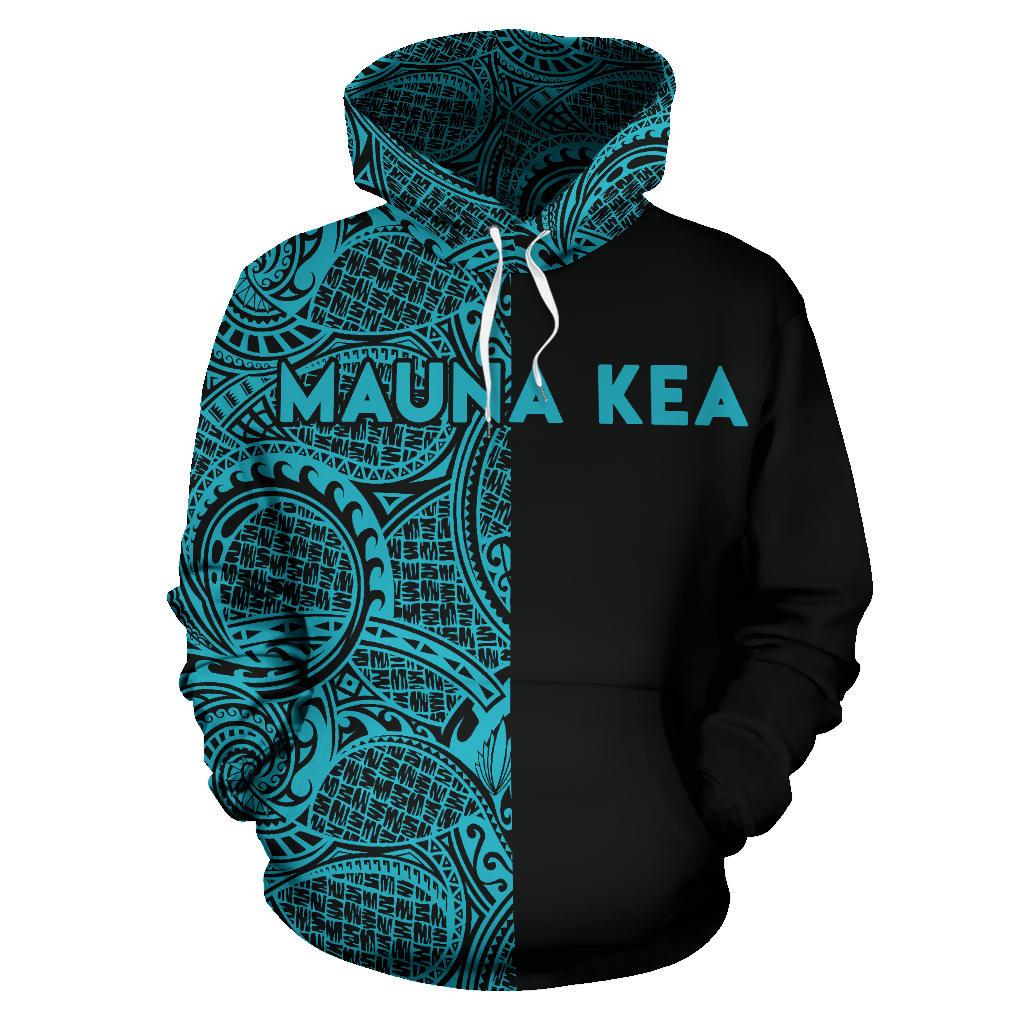 Hawaii Mauna Kea Polynesian Hoodie The Half Turquoise