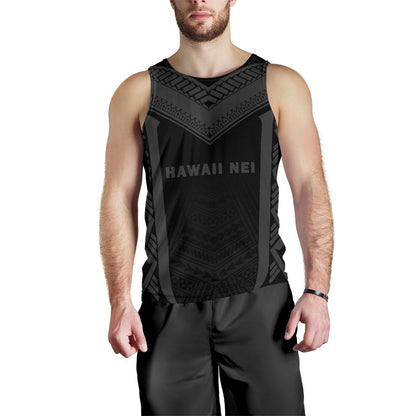 Hawaii Kanaka Polynesian Men's Tank Top Active Grey