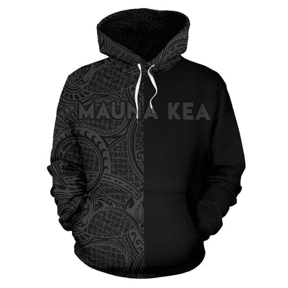 Hawaii Mauna Kea Polynesian Hoodie The Half Grey