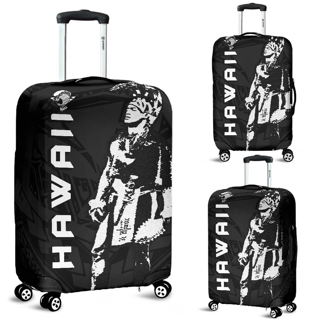 Hawaii Helmet Polynesian Kanaka Warrior Luggage Cover