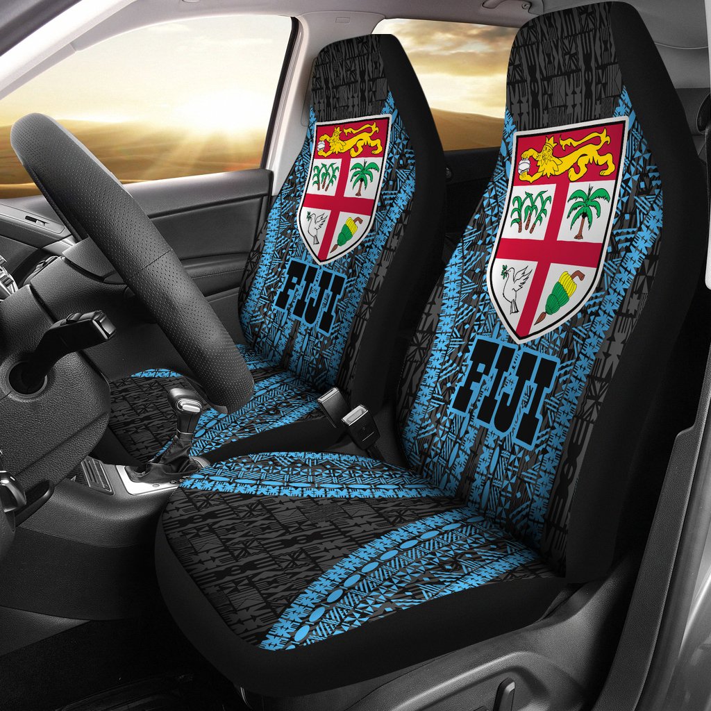 Fiji Tapa Car Seat Covers Fiji Flag Polynesian Style