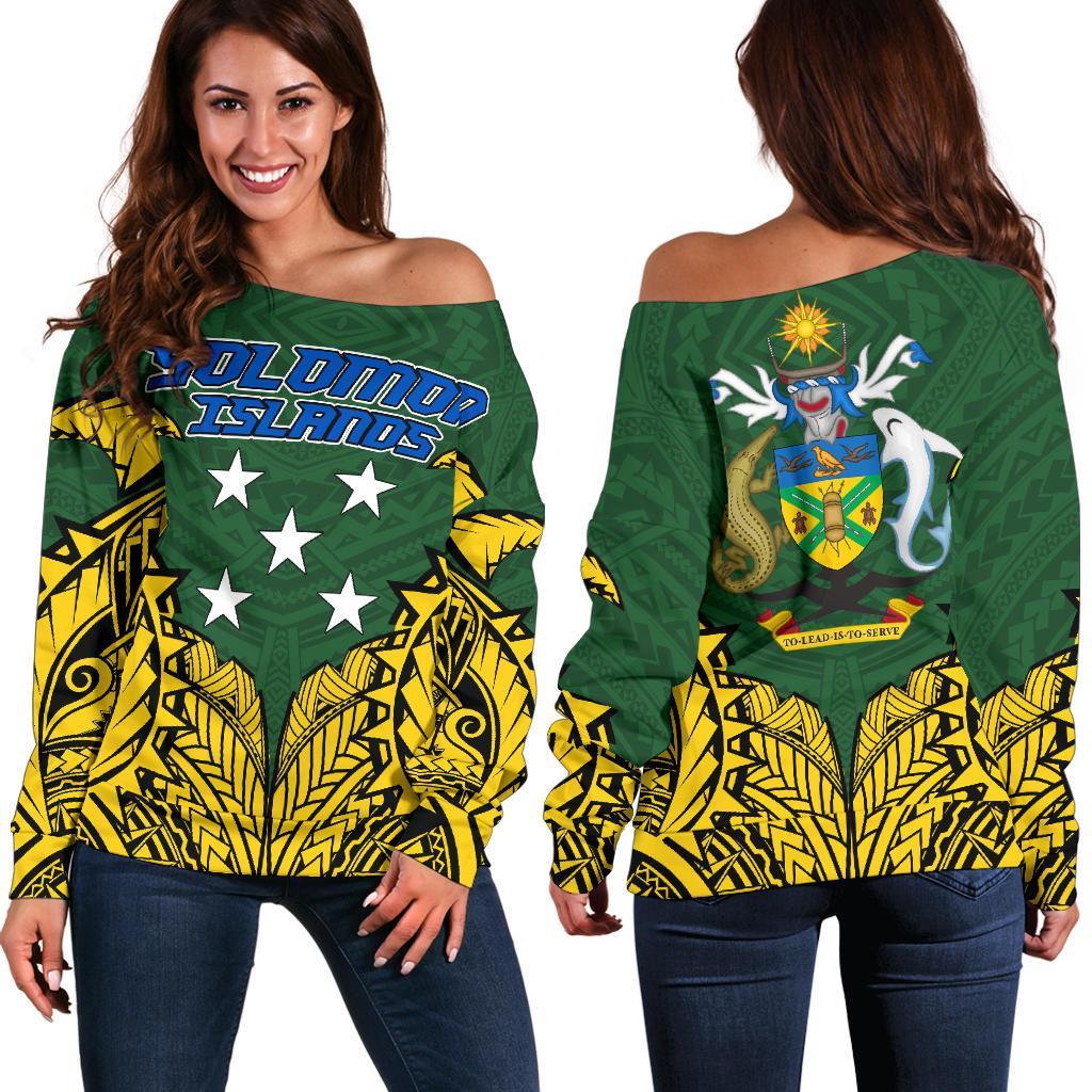 Solomon Islands Premium Off Shoulder Sweater A7