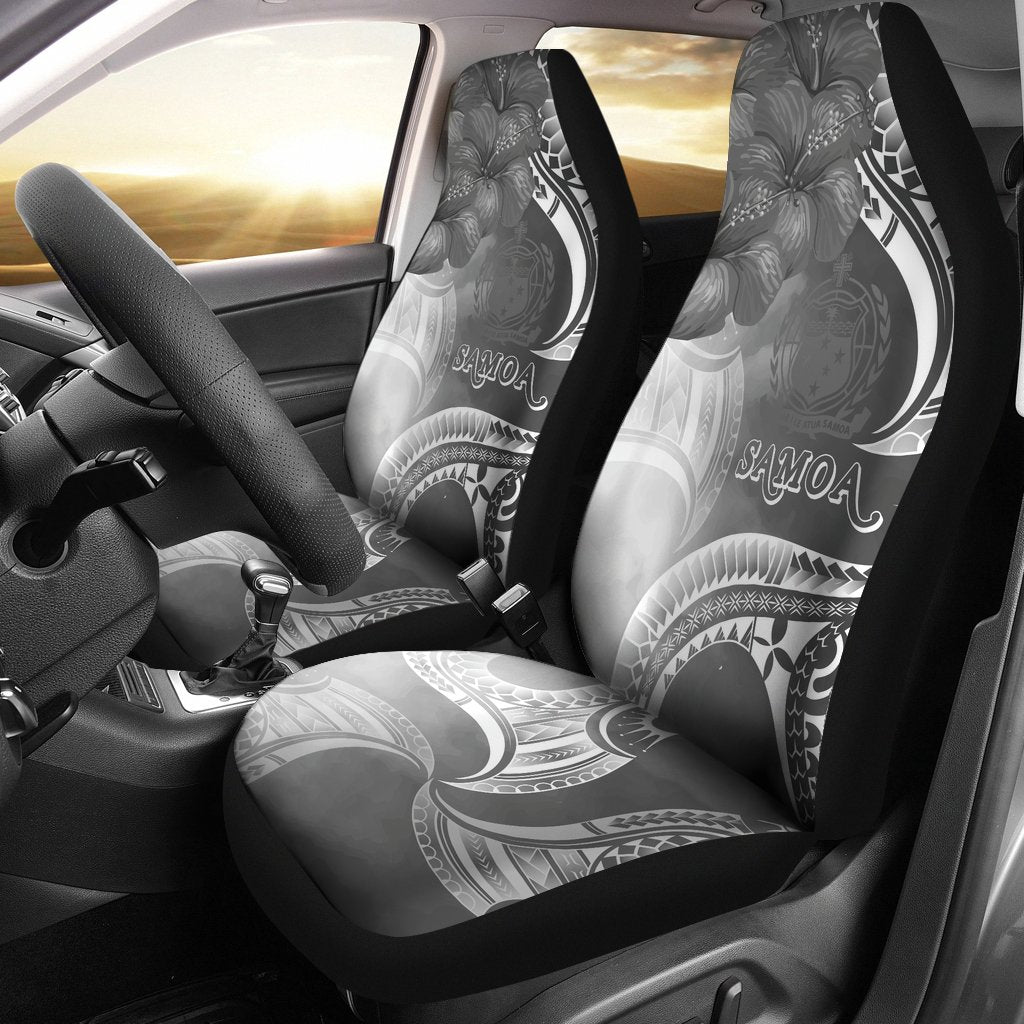 Samoa Car Seat Covers Samoa Seal Wave Style (Black)