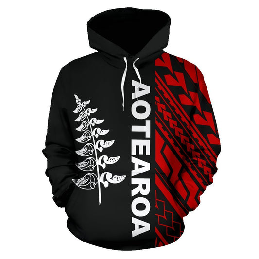 New Zealand Maori Aotearoa All Over Print Hoodie