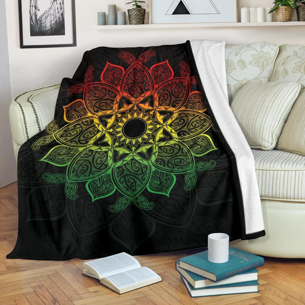 Maori Mandala Blanket, Rasta