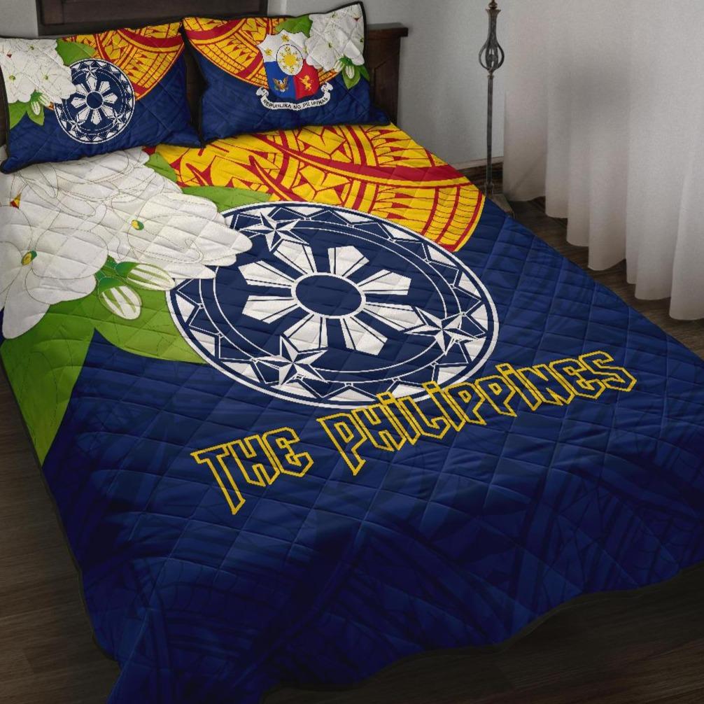 The Philippines Quilt Bed Set Filipino Sampaguita