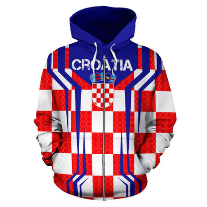 (Hrvatska) Sport Croatia Edition Zipper Hoodie