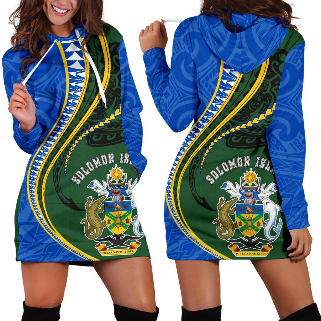 Solomon Islands Hoodie Dress Kanaloa Tatau Gen SI