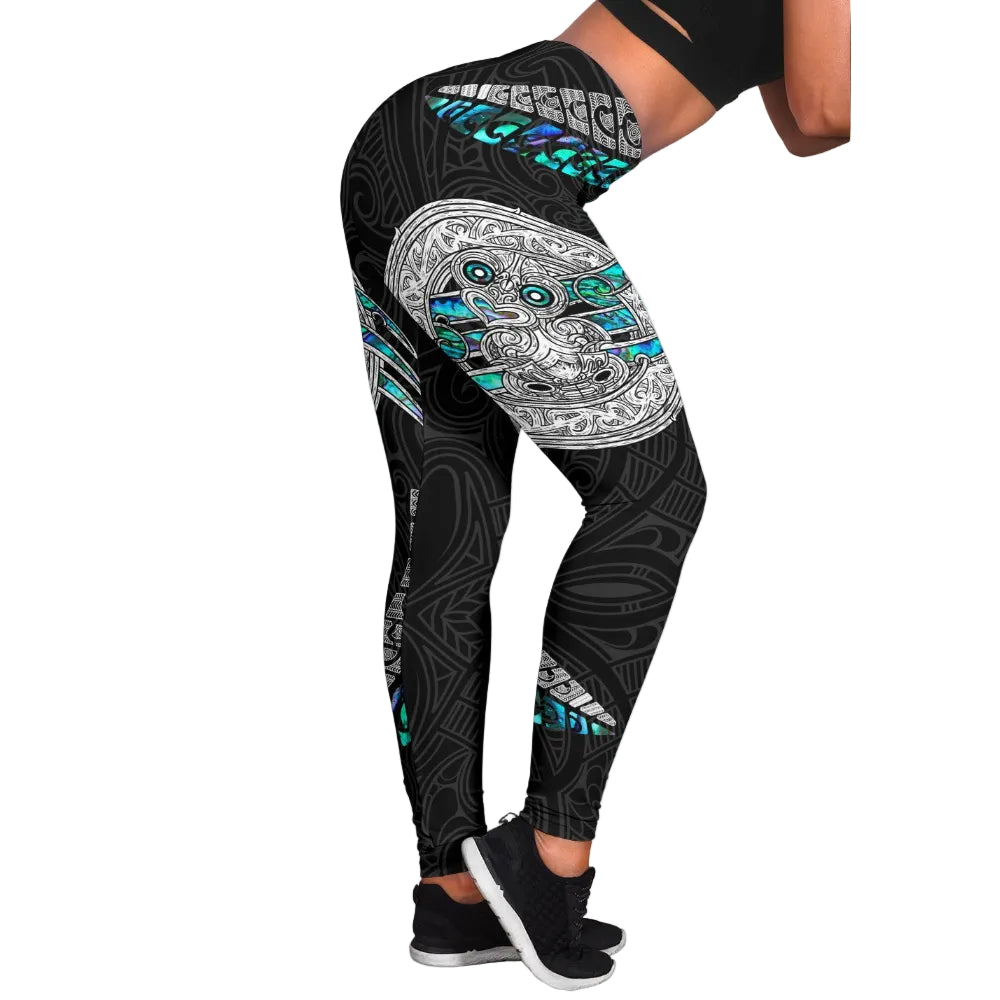 Maori New Zealand Women's Leggings Hei Tiki Sport Style