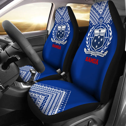 Samoa Car Seat Cover Samoa Coat Of Arms Athletic Style A0