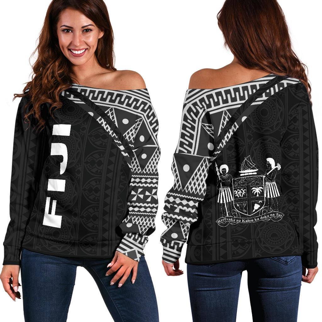 Fiji Women's Off Shoulder Sweater Curve Style
