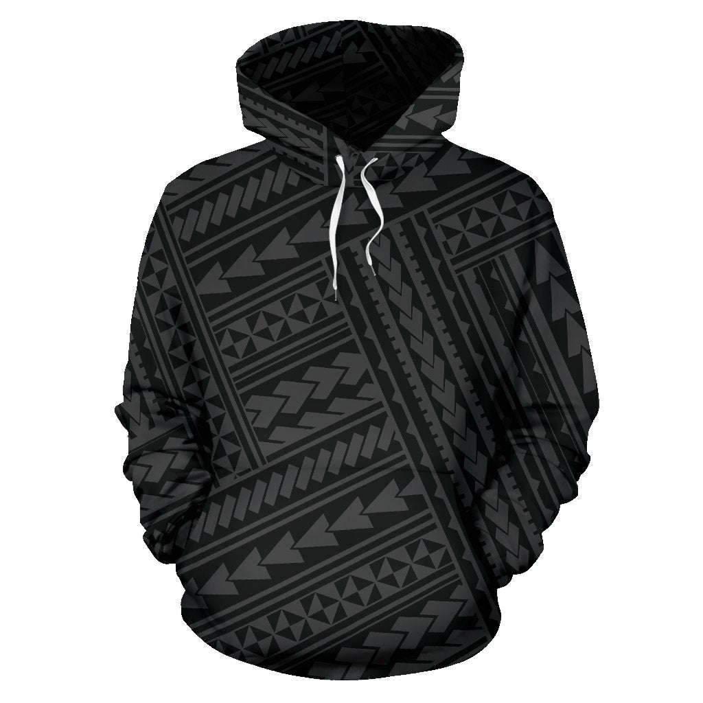 Hawaii Hoodie Polynesian Nation Gray Pullover
